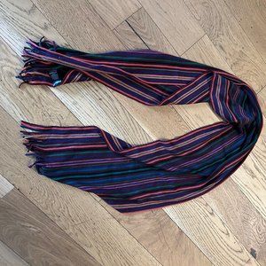 Purple Rainbow Cotton Scarf